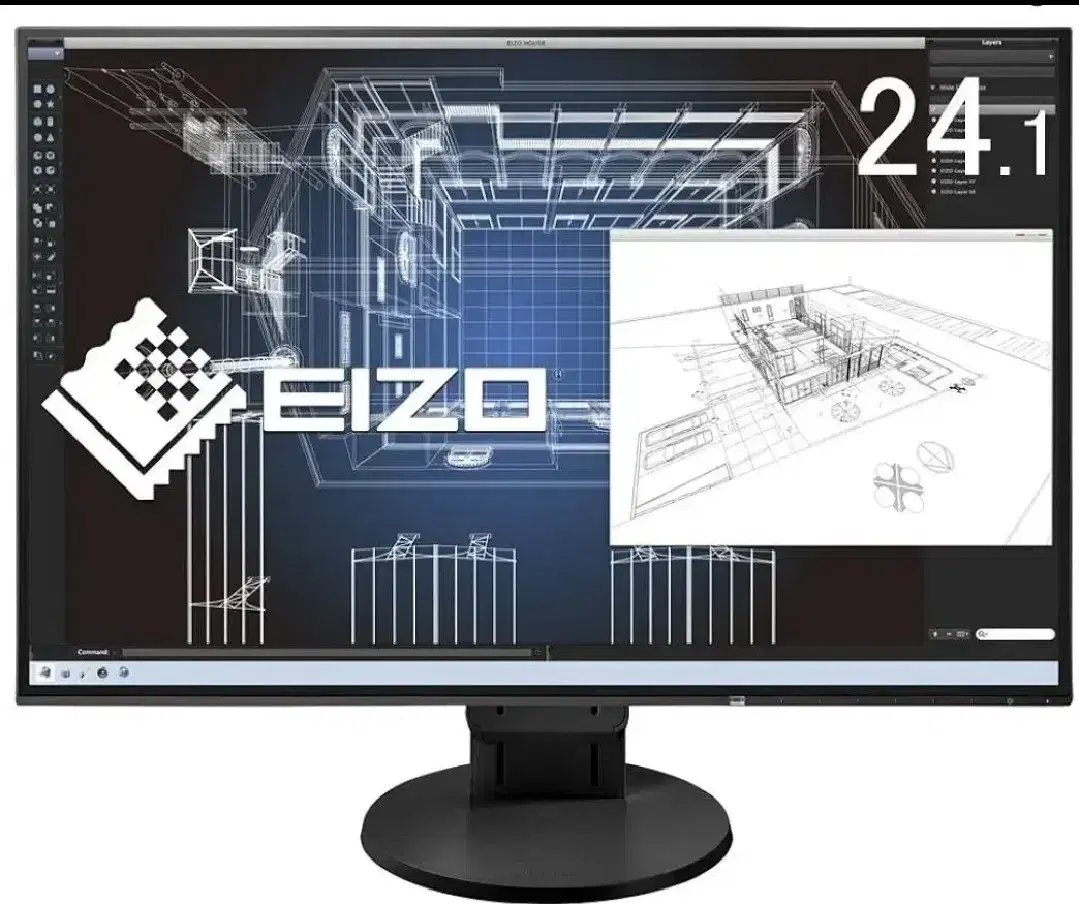 EIZO 24.1인치 프리미엄 모니터(피벗가능) EV2456 전문가용